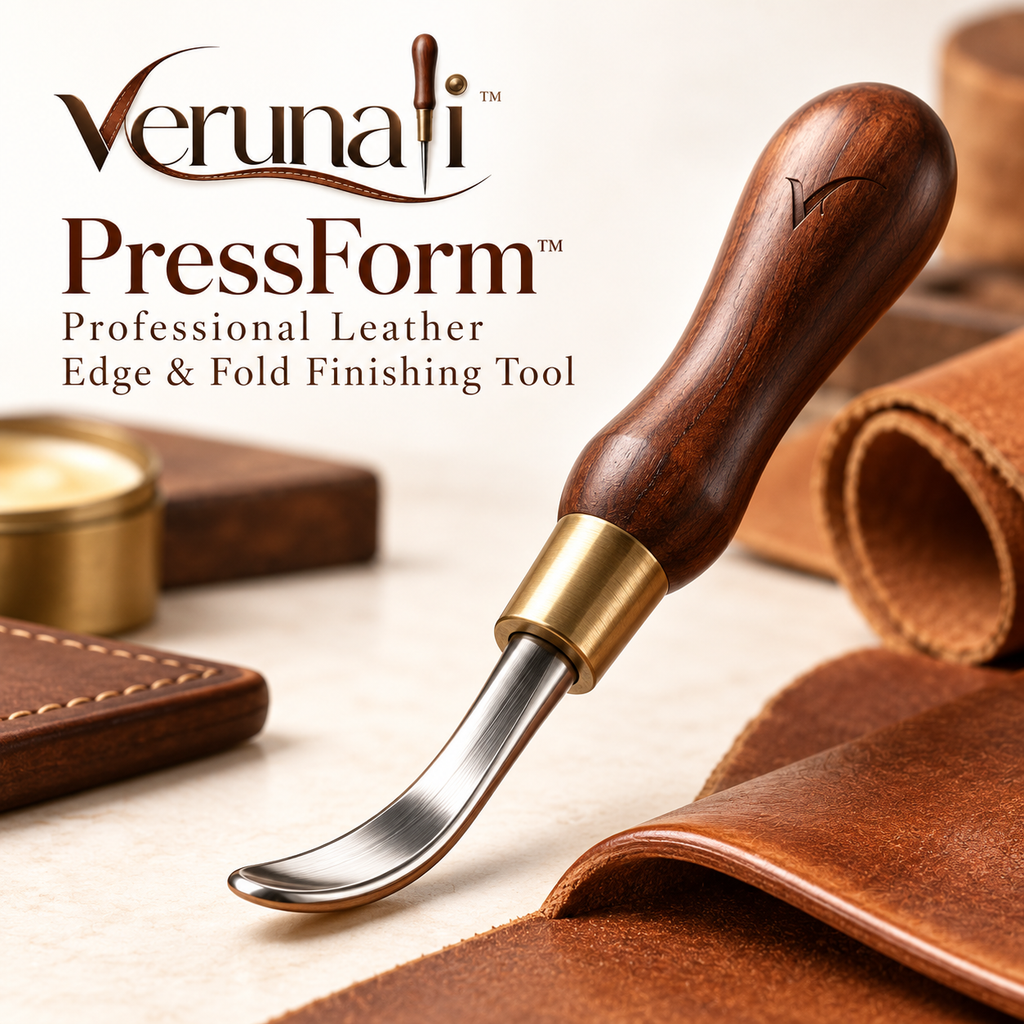 verunali™ PressForm Professional Leather Edge & Fold Finishing Tool