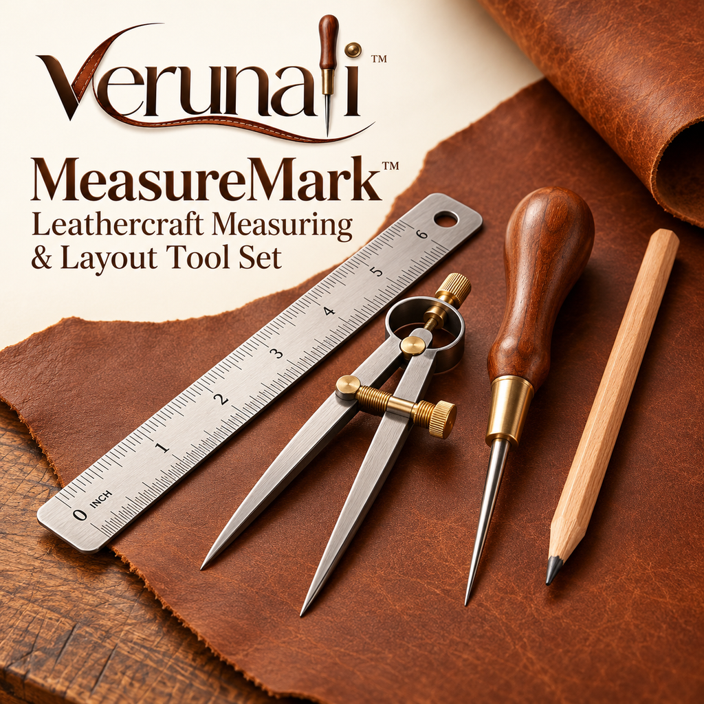 verunali™ MeasureMark Leathercraft Measuring & Layout Tool Set