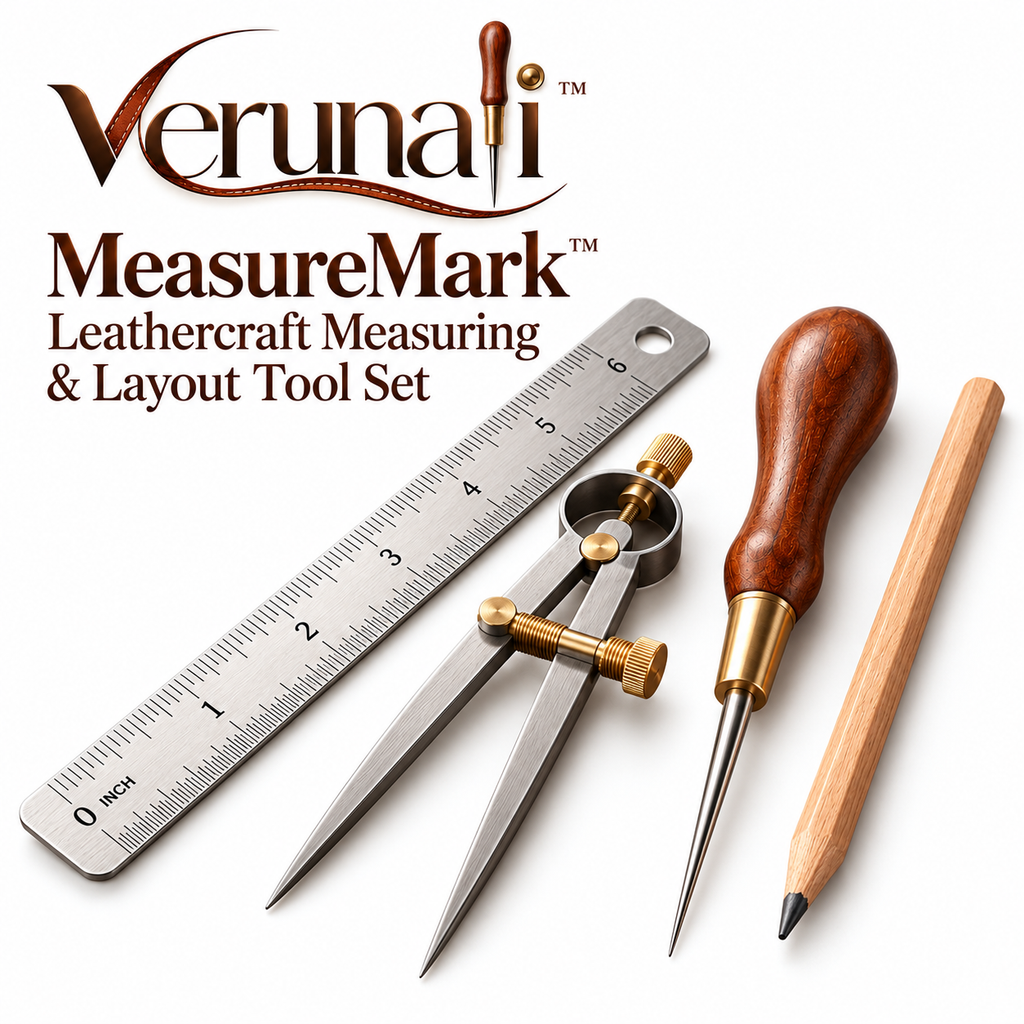 verunali™ MeasureMark Leathercraft Measuring & Layout Tool Set